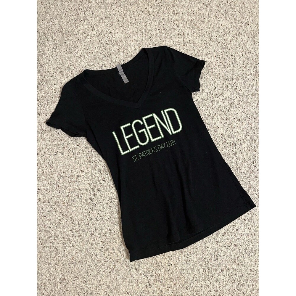 Fado Staff Black St Patrick’s Day 2018 V-neck Large Staff Shirt